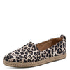 Espadrillas donna in cotone stampa leopardo