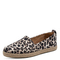 Espadrillas donna in cotone stampa leopardo