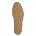 Espadrillas donna in cotone blu e bianco