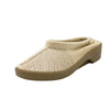 Pantofole chiuse Steps in tessuto a rete beige