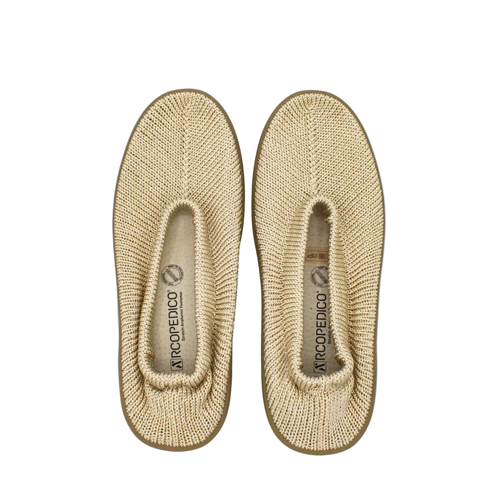 Pantofole chiuse Steps in tessuto a rete beige