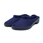 Pantofole chiuse Steps in tessuto a rete blu