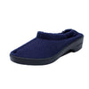 Pantofole chiuse Steps in tessuto a rete blu