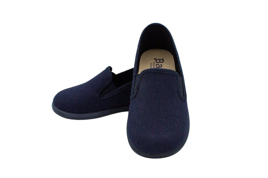 Pantofoline in cotone blu