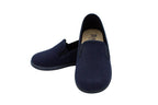Pantofoline in cotone blu