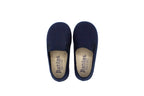 Pantofoline in cotone blu