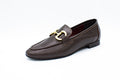 Leather loafers with horsebit detail