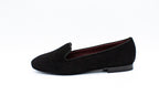 Slip on in camoscio nero