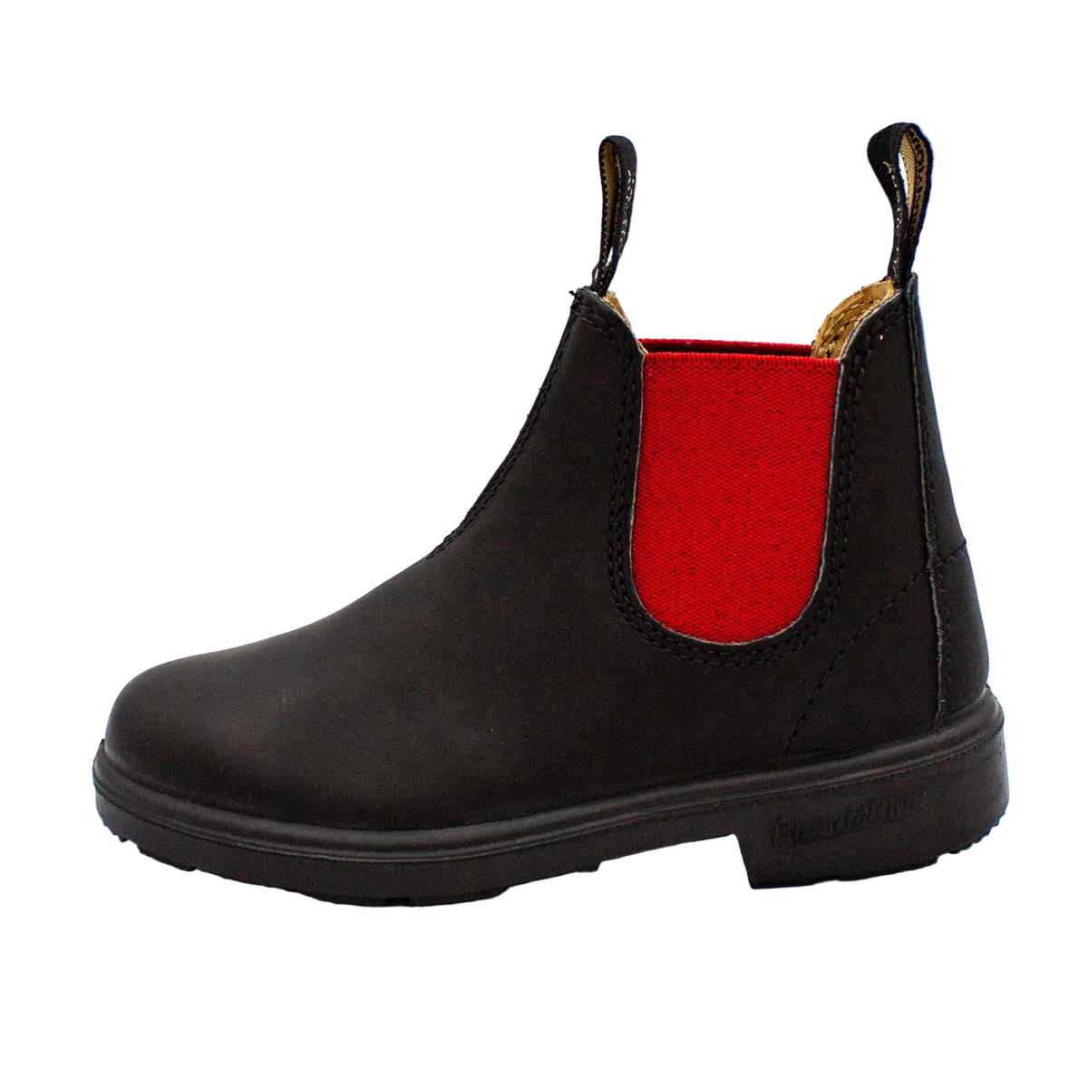 Blundstone 581 Stivaletto Chelsea Bambino Nero e Rosso