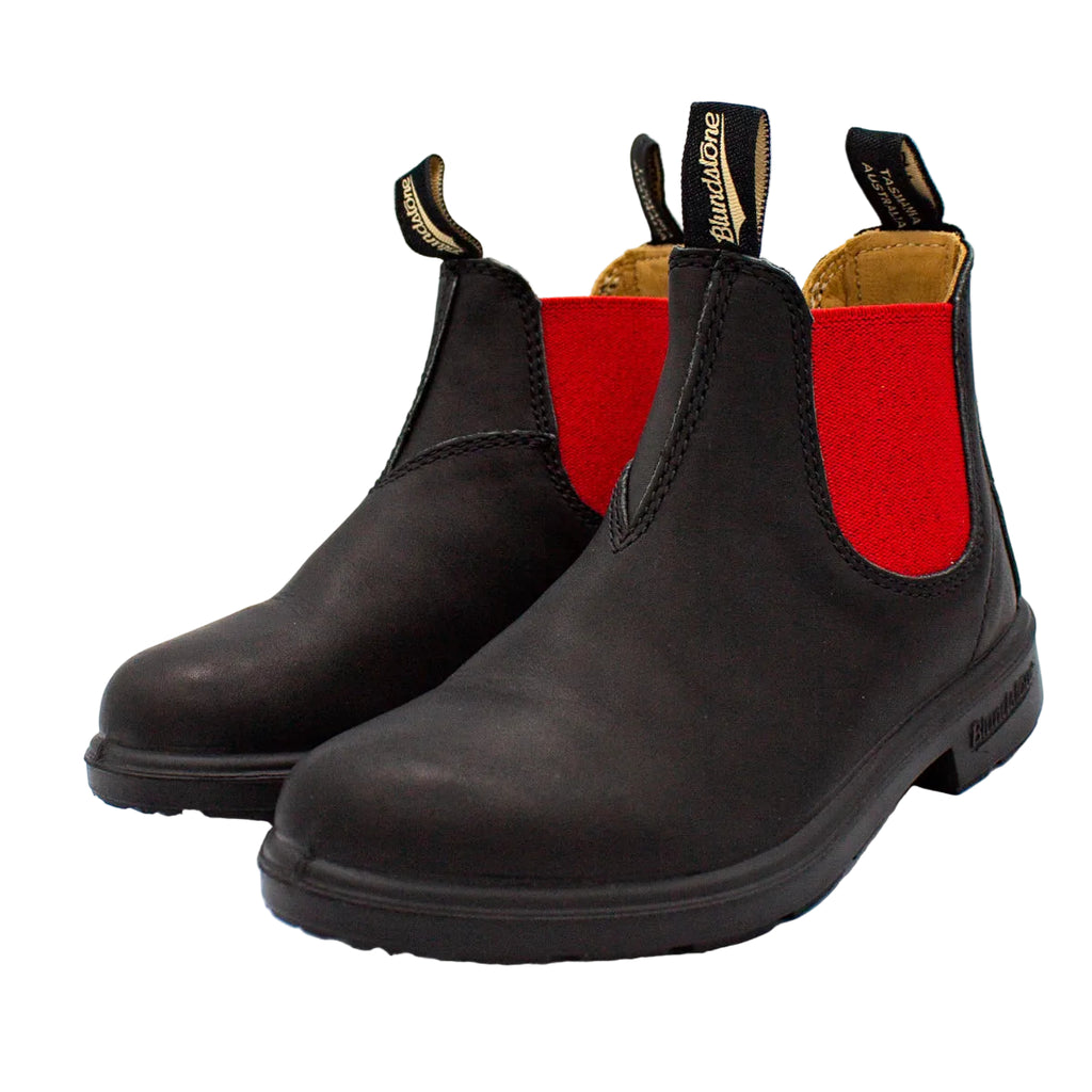 Blundstone 581 Stivaletto Chelsea Bambino Nero e Rosso