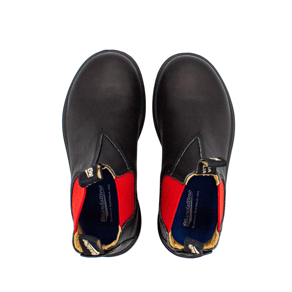 Blundstone 581 Stivaletto Chelsea Bambino Nero e Rosso