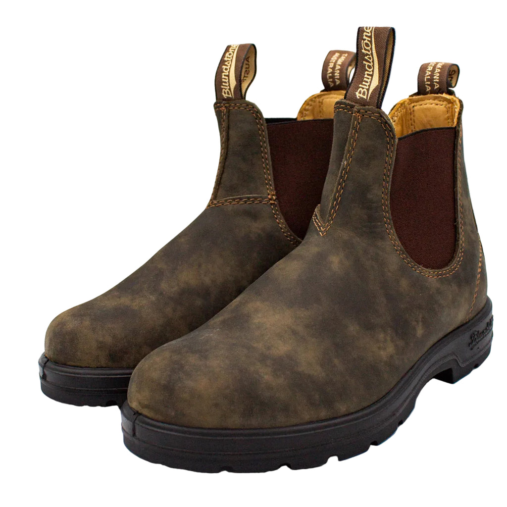 Blundstone 585 Stivaletto Chelsea Marrone Rustic Brown
