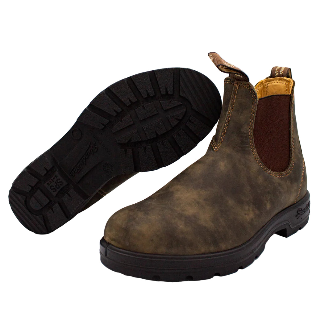 Blundstone 585 Stivaletto Chelsea Marrone Rustic Brown