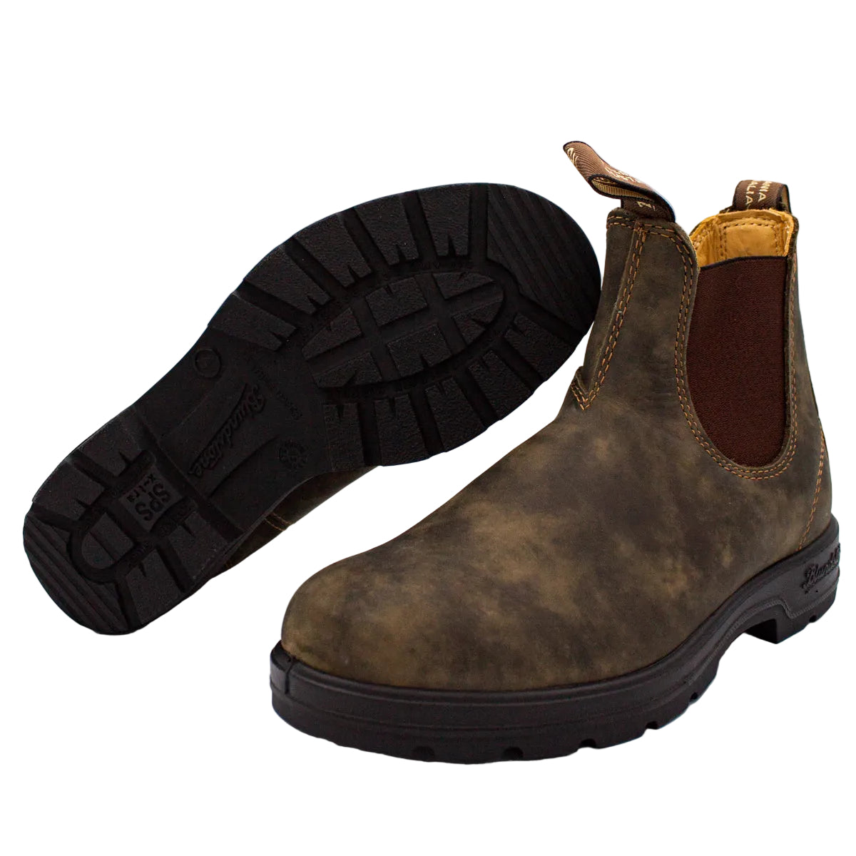 Blundstone 585 Stivaletto Chelsea Marrone Rustic Brown