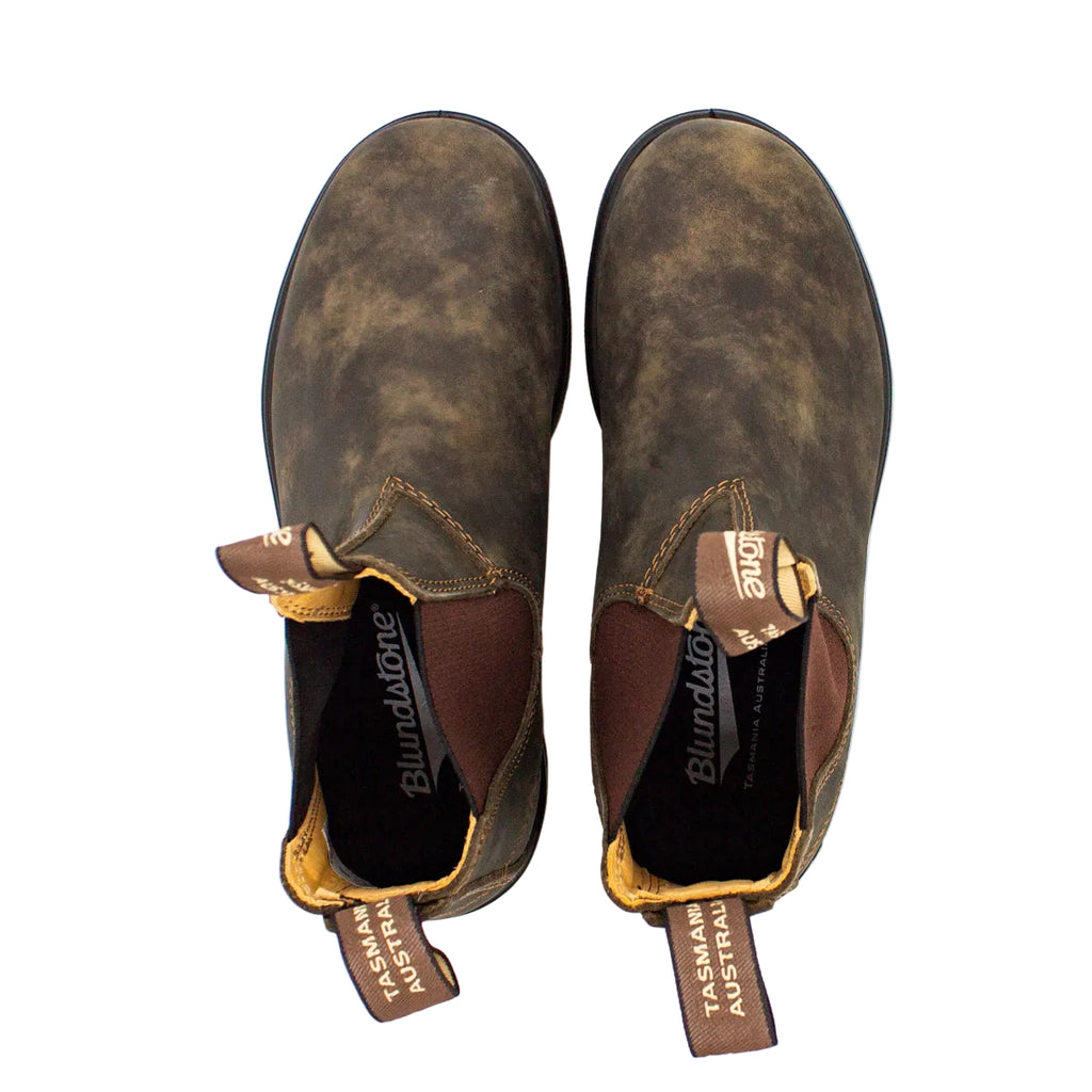 Blundstone 585 Stivaletto Chelsea Marrone Rustic Brown