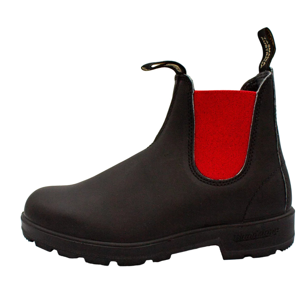 Blundstone 508 Stivaletto Chelsea Nero e Rosso