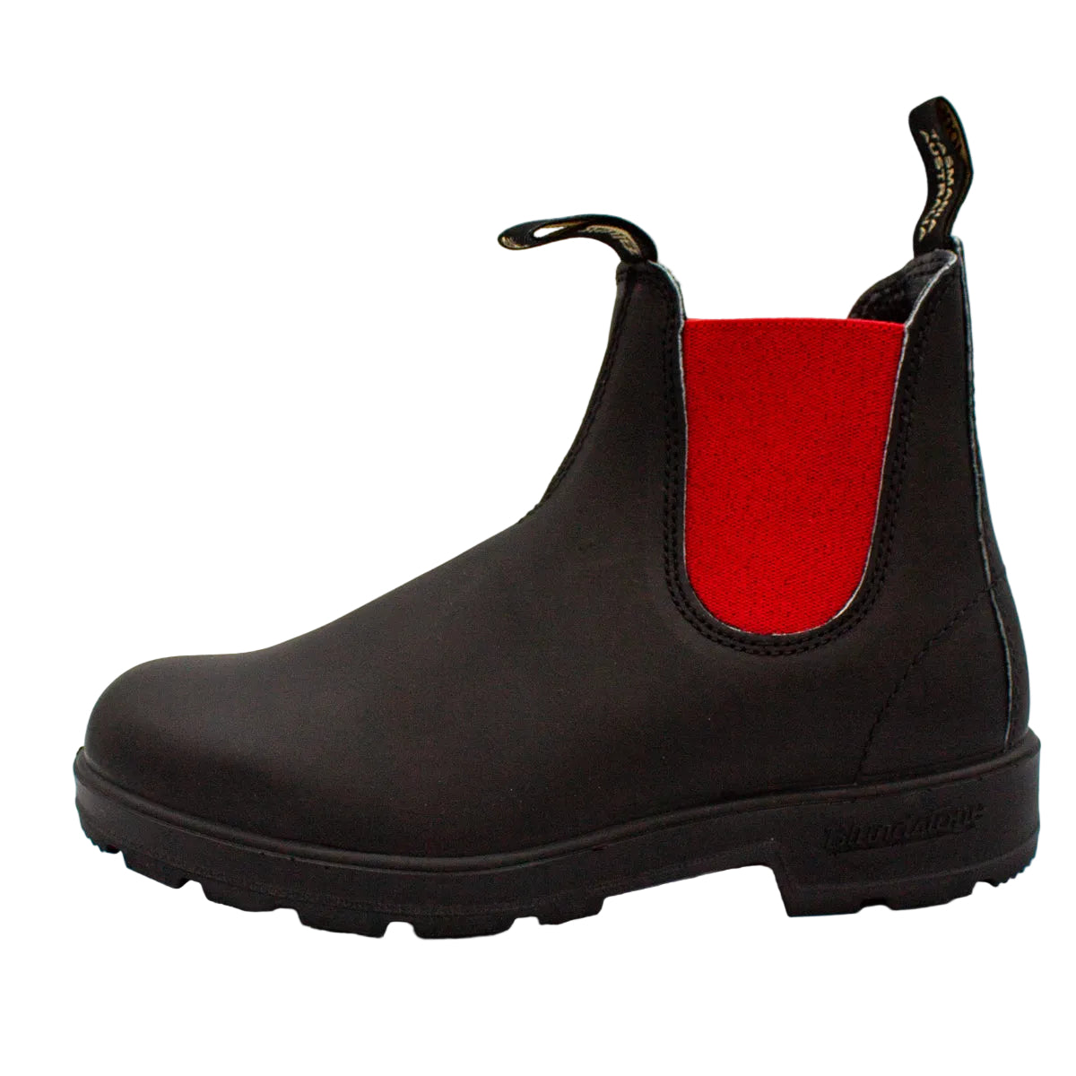 Blundstone 508 Stivaletto Chelsea Nero e Rosso