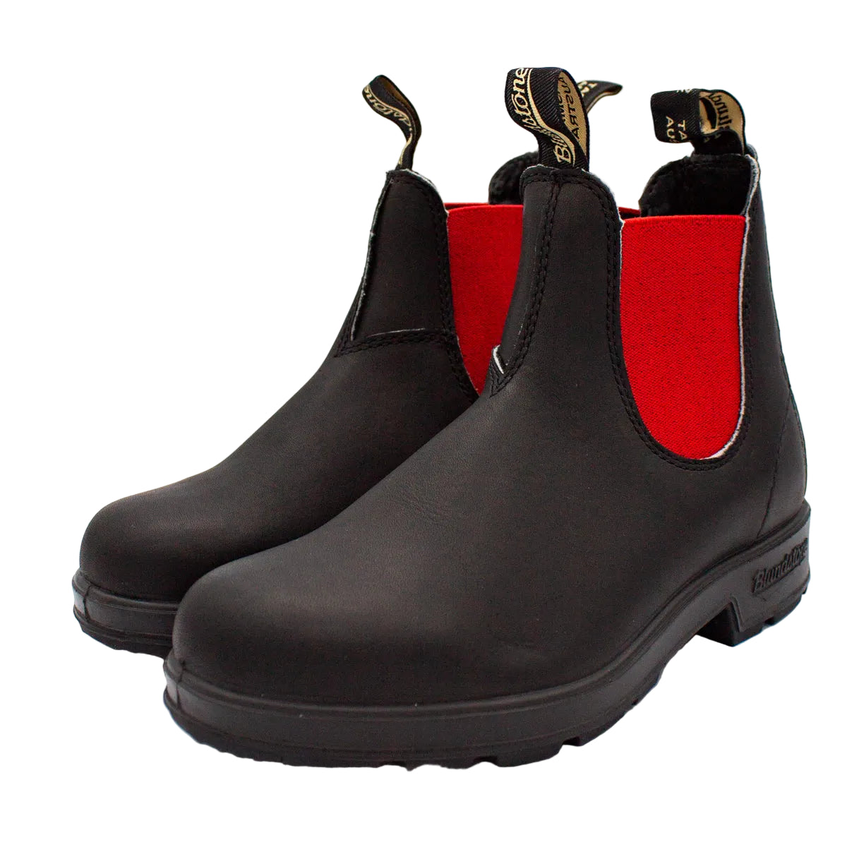 Blundstone 508 Stivaletto Chelsea Nero e Rosso