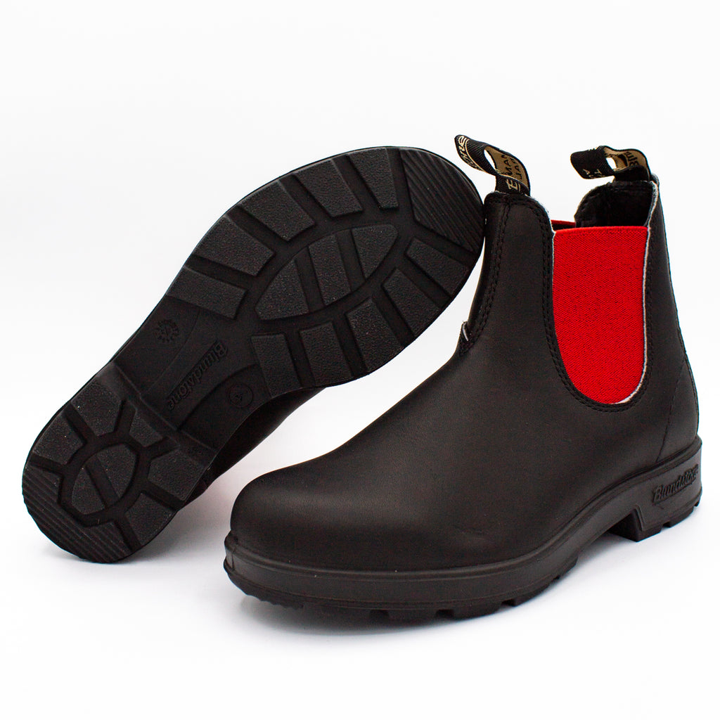 Blundstone 508 Stivaletto Chelsea Nero e Rosso