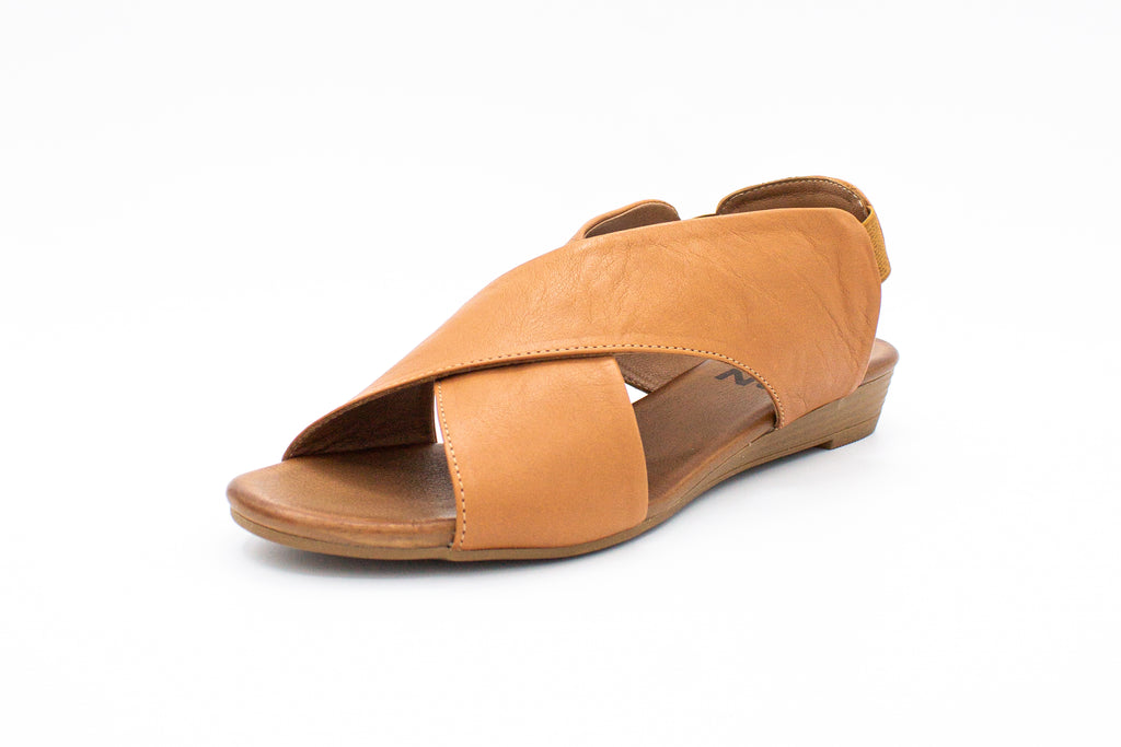 Sandali donna in pelle cuoio
