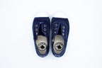 Josepe slip-ons for kids in regatta blue cotton