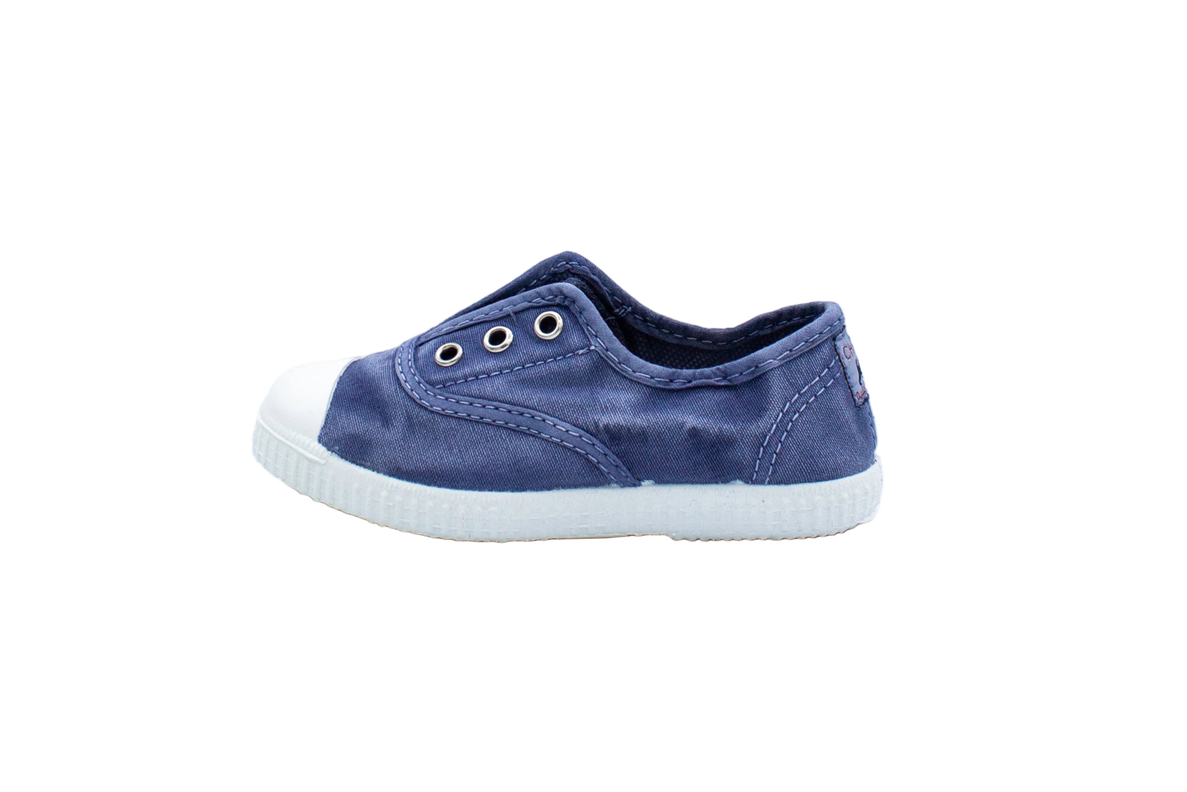Josepe slip-ons for kids in sky blue cotton
