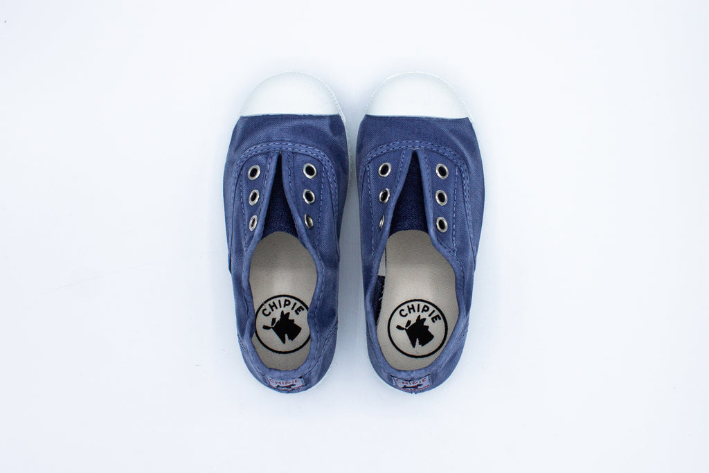 Josepe slip-ons for kids in sky blue cotton