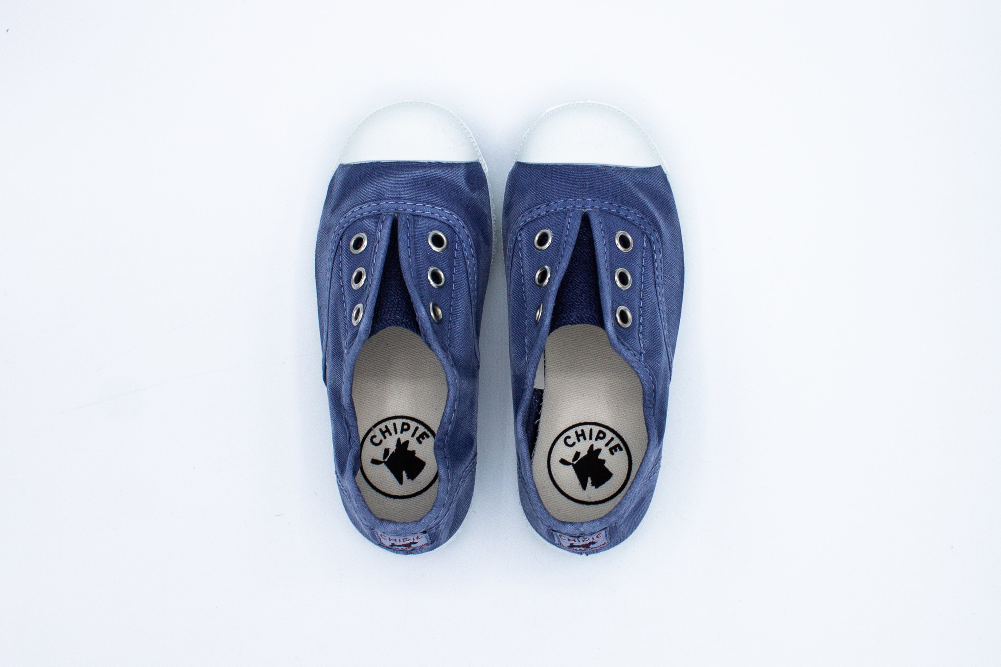 Josepe slip-ons for kids in sky blue cotton