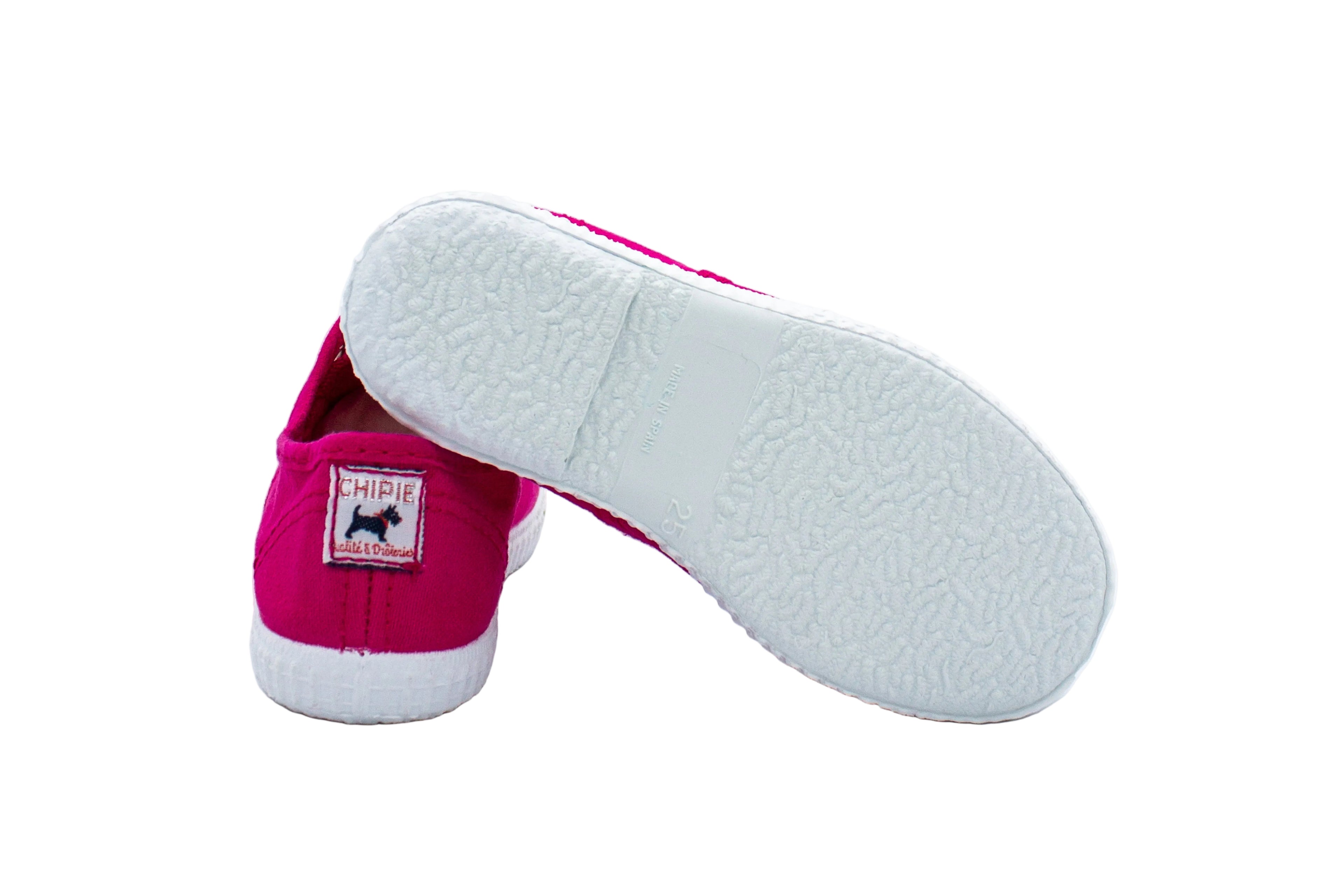 Slip-on Josepe in cotone in cotone da bambino fucsia