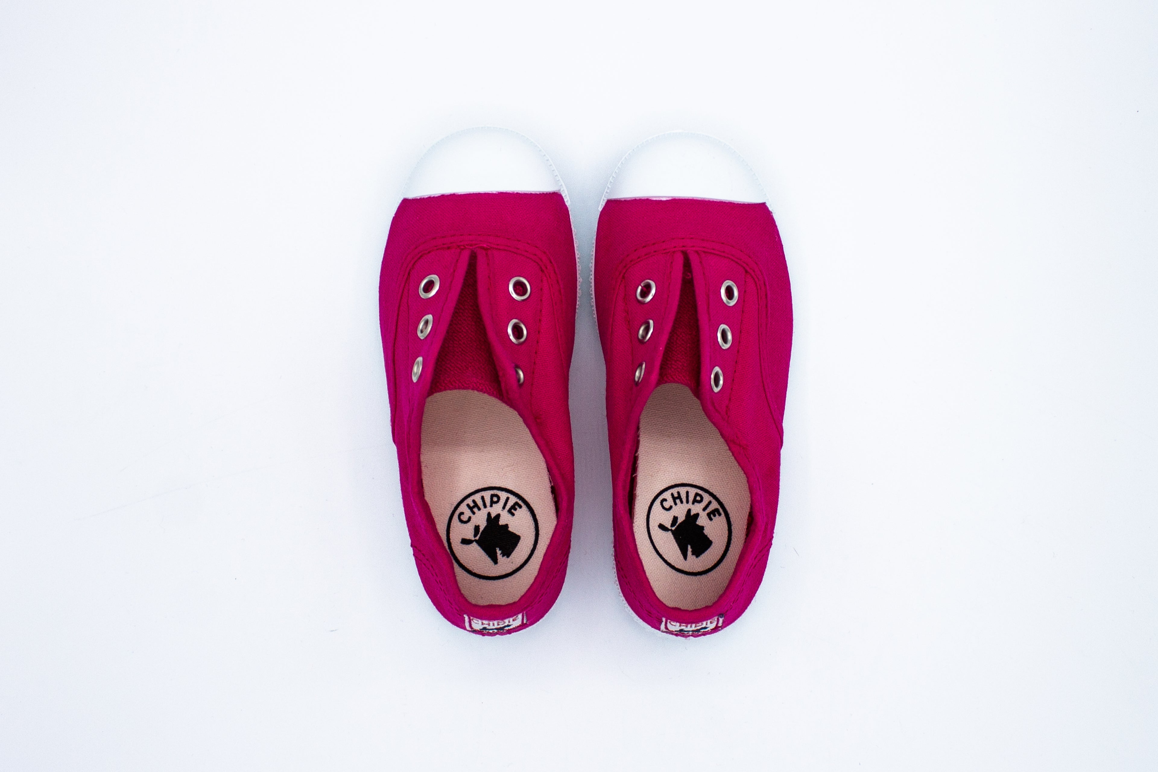 Slip-on Josepe in cotone in cotone da bambino fucsia