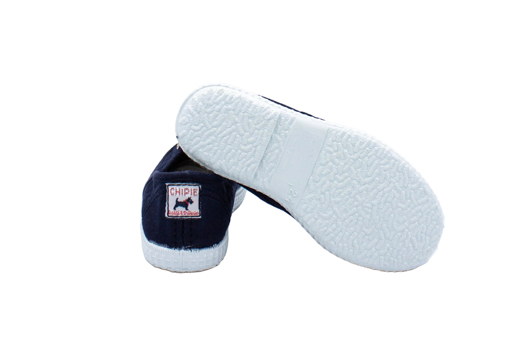 Slip-on Josepe in cotone da bambino blu marino