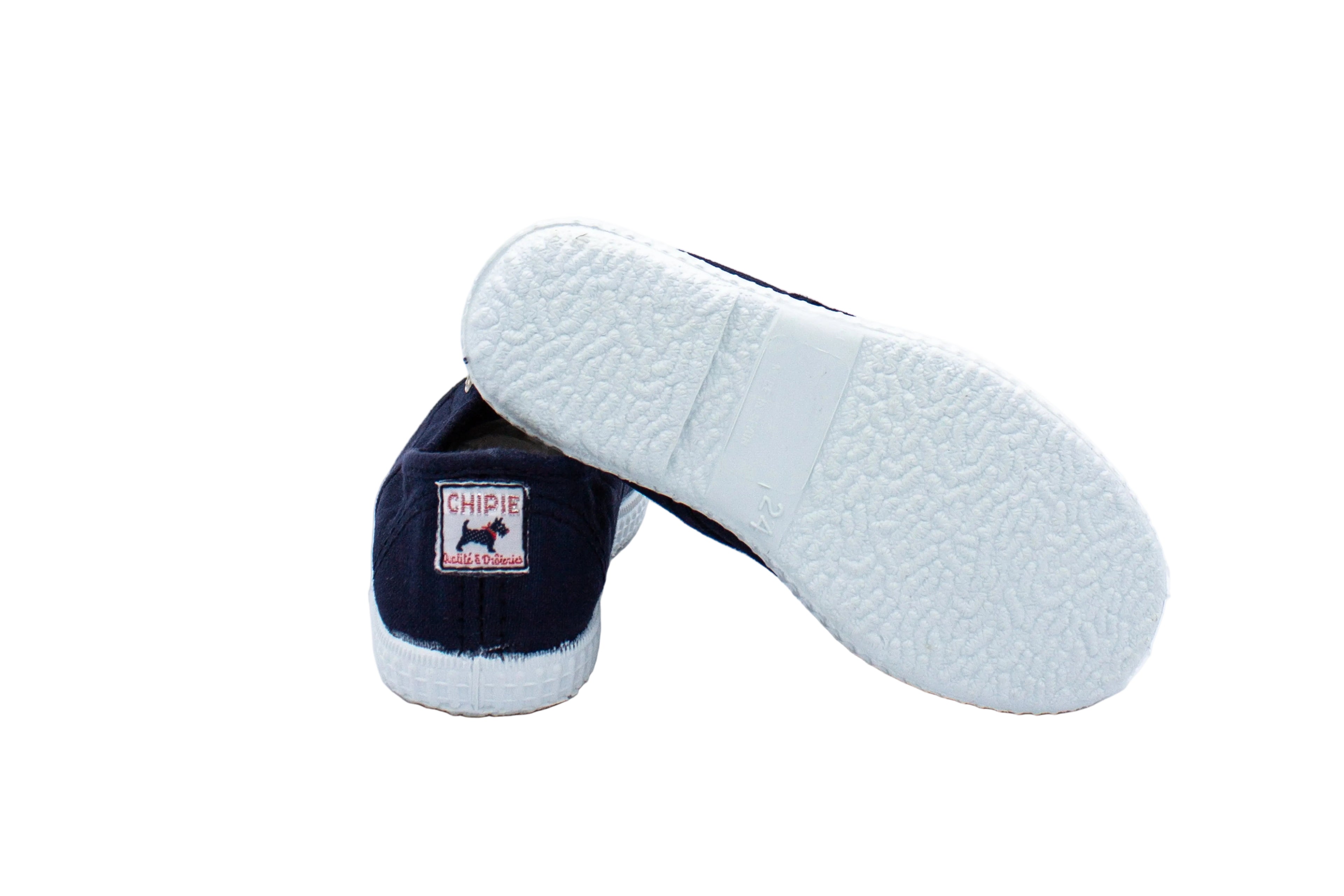 Slip-on Josepe in cotone da bambino blu marino