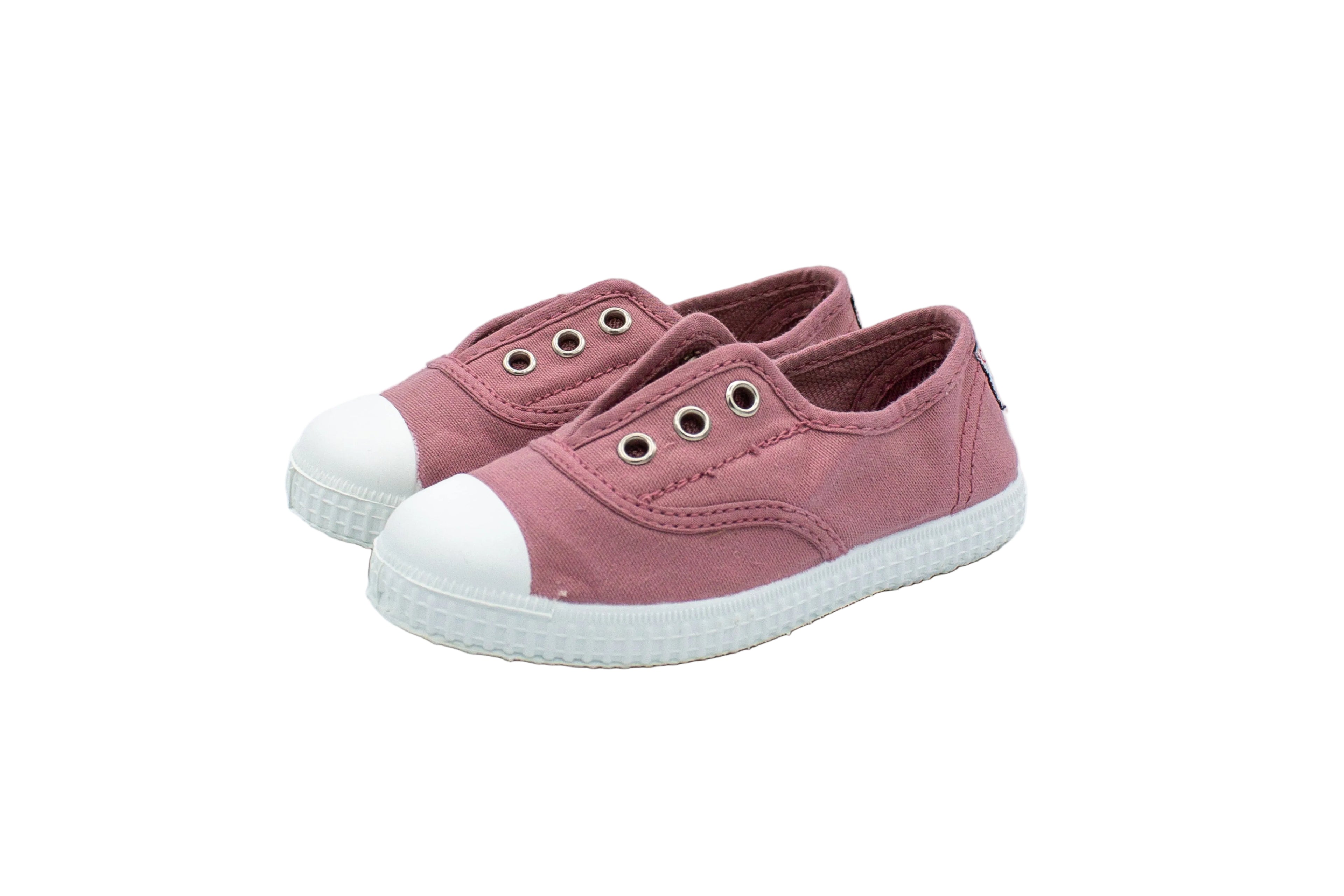 Slip-on Josepe in cotone da bambino rosa antico