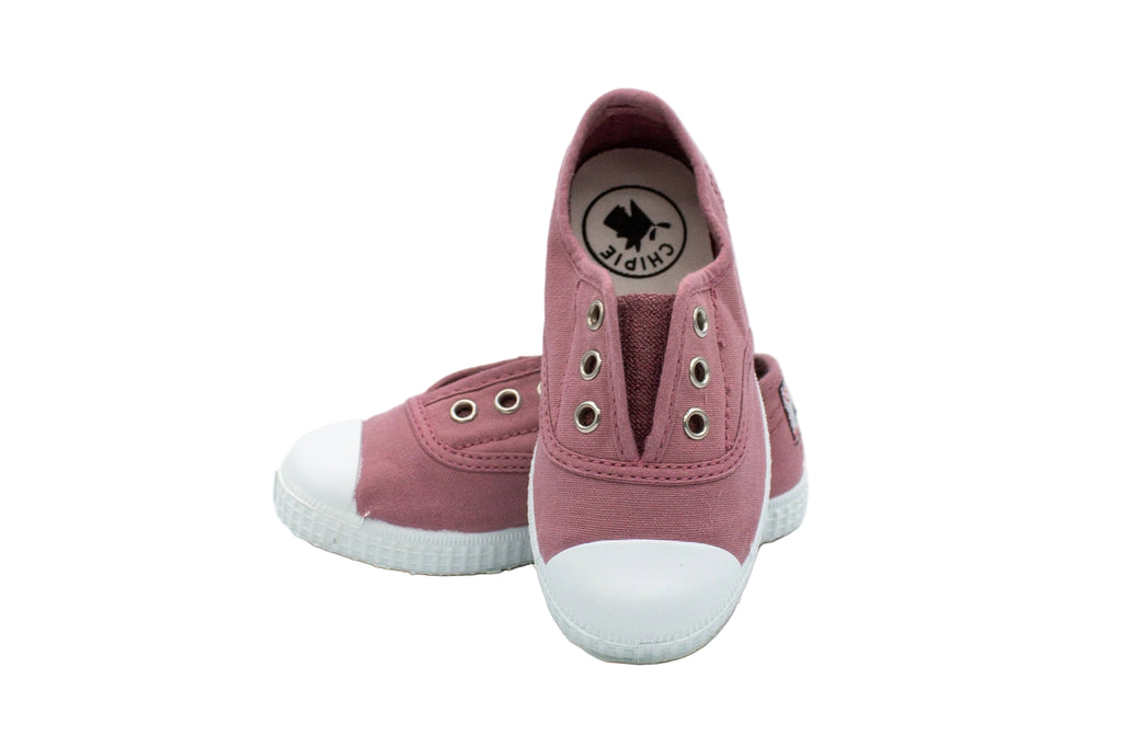 Slip-on Josepe in cotone da bambino rosa antico