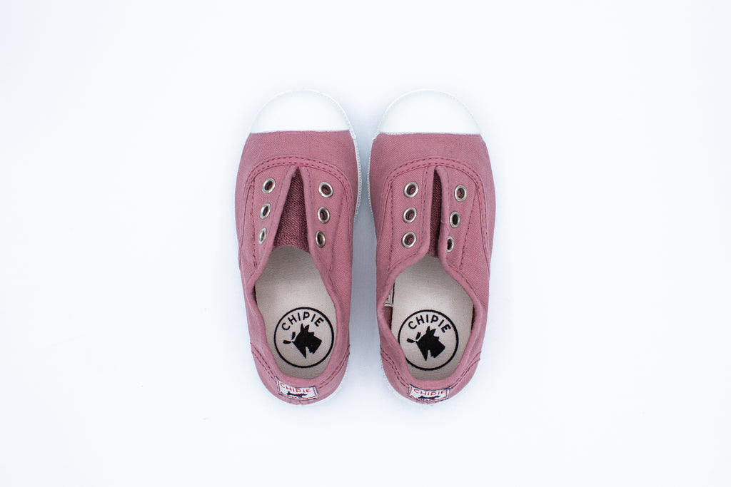 Slip-on Josepe in cotone da bambino rosa antico
