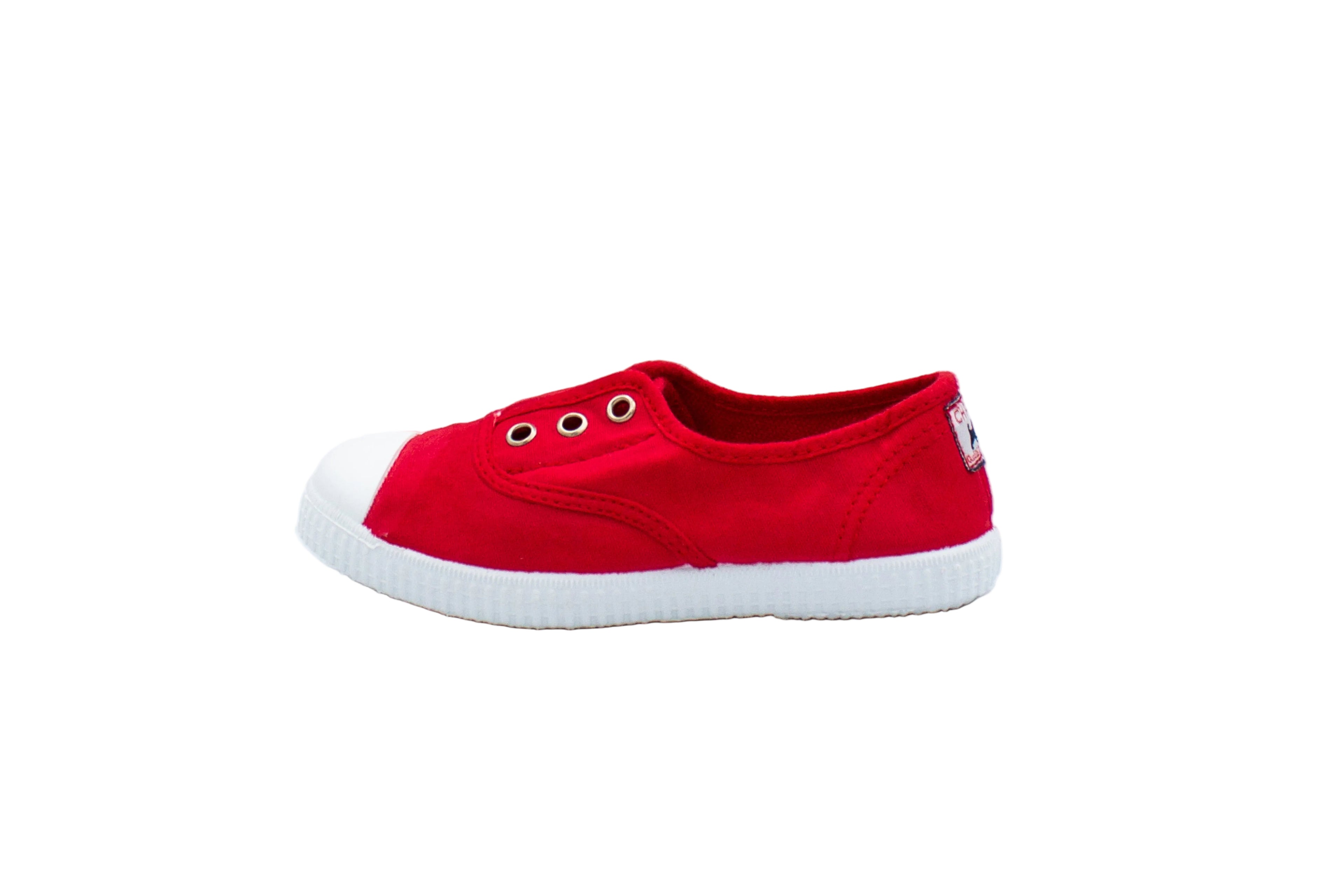 Slip-on Josepe in cotone da bambino rosso