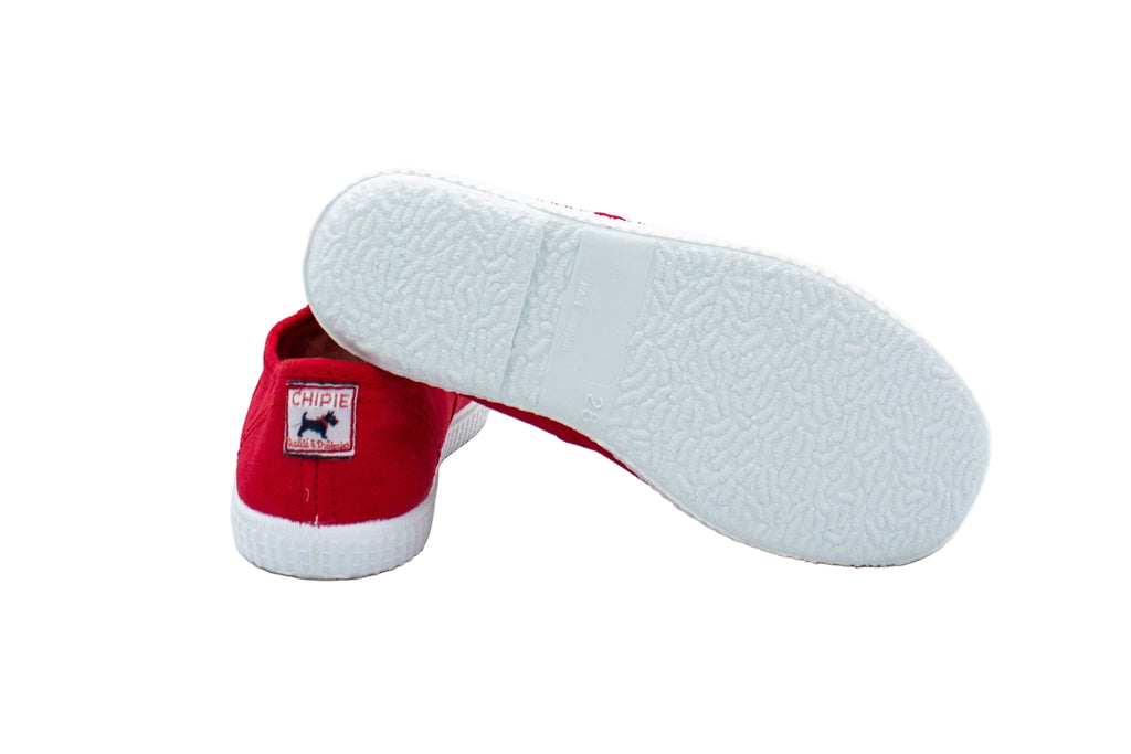 Slip-on Josepe in cotone da bambino rosso
