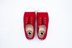 Slip-on Josepe in cotone da bambino rosso