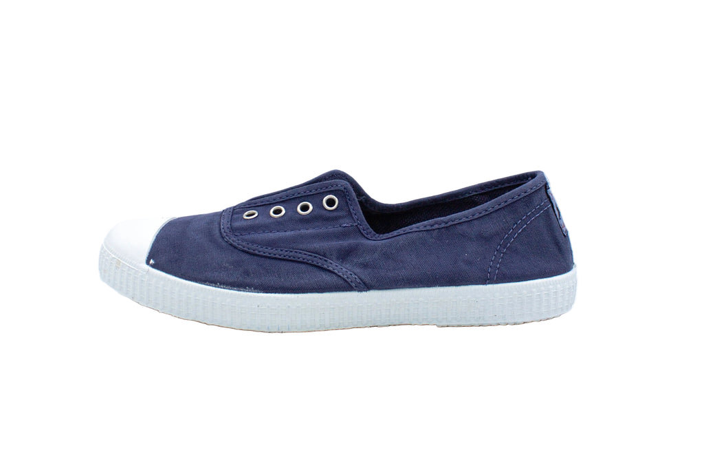Joseph slip-ons in cotton regatta blue