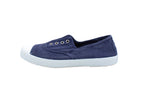 Joseph slip-ons in cotton regatta blue