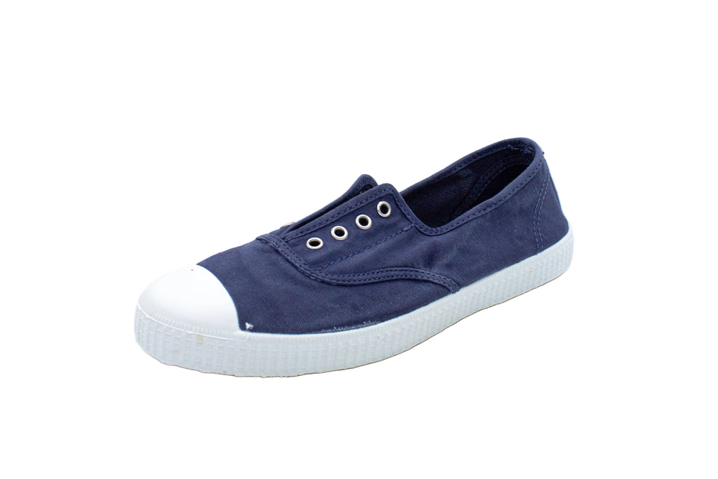 Joseph slip-ons in cotton regatta blue
