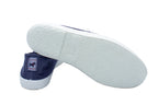 Joseph slip-ons in cotton regatta blue