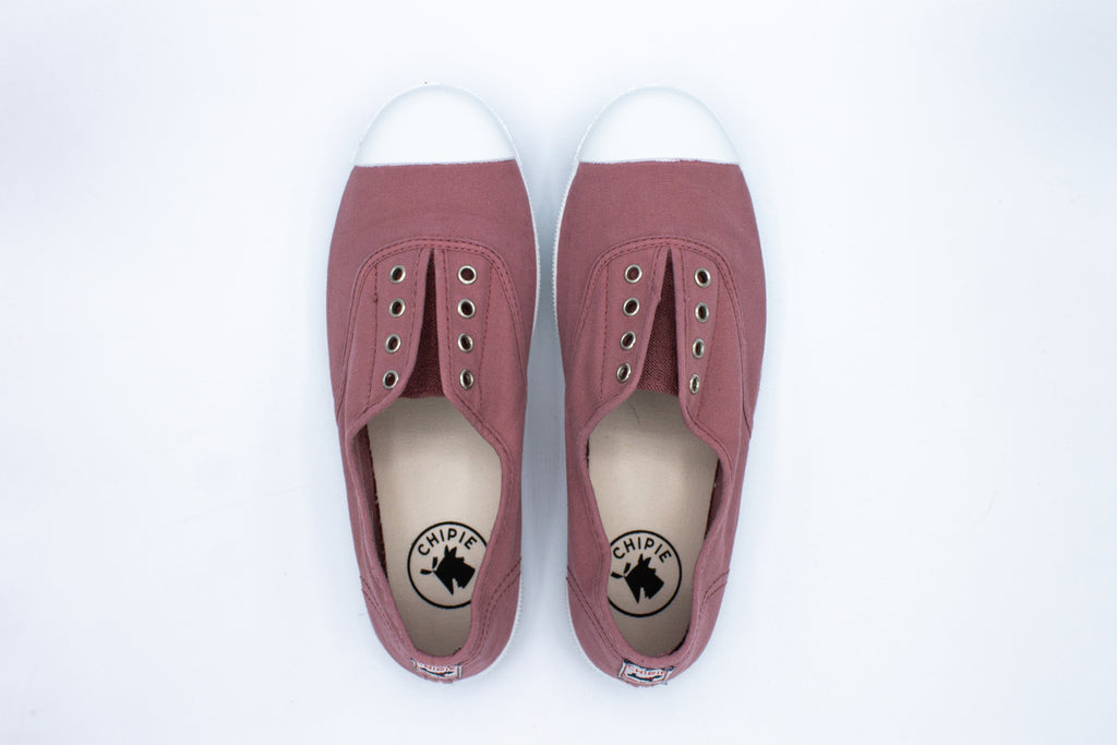 Slip-on Joseph in cotone rosa antico
