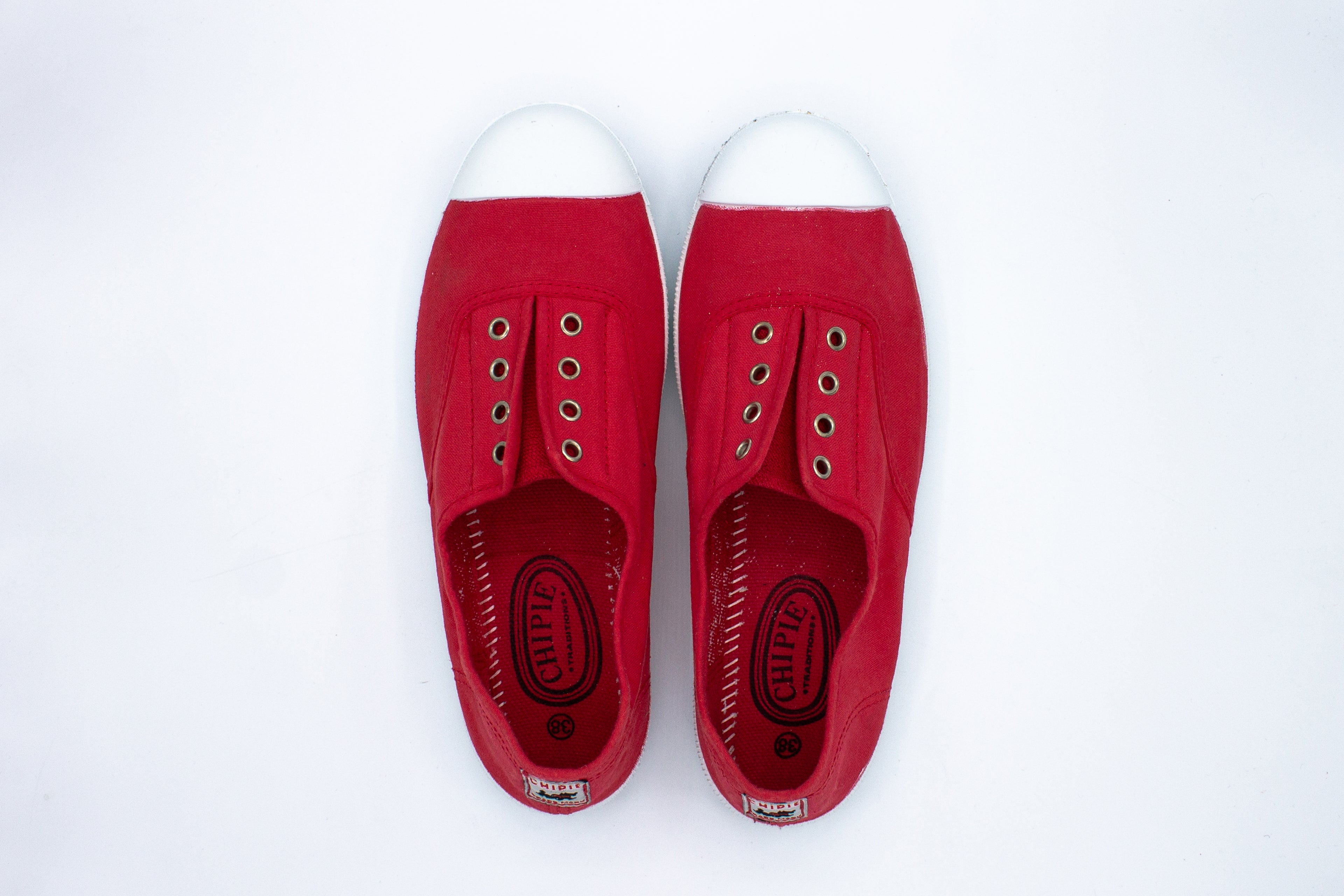 Slip-on Joseph in cotone rosso