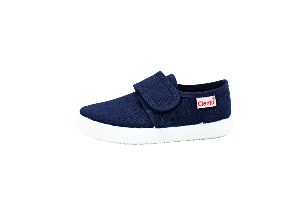 Scarpine asilo con velcro blu