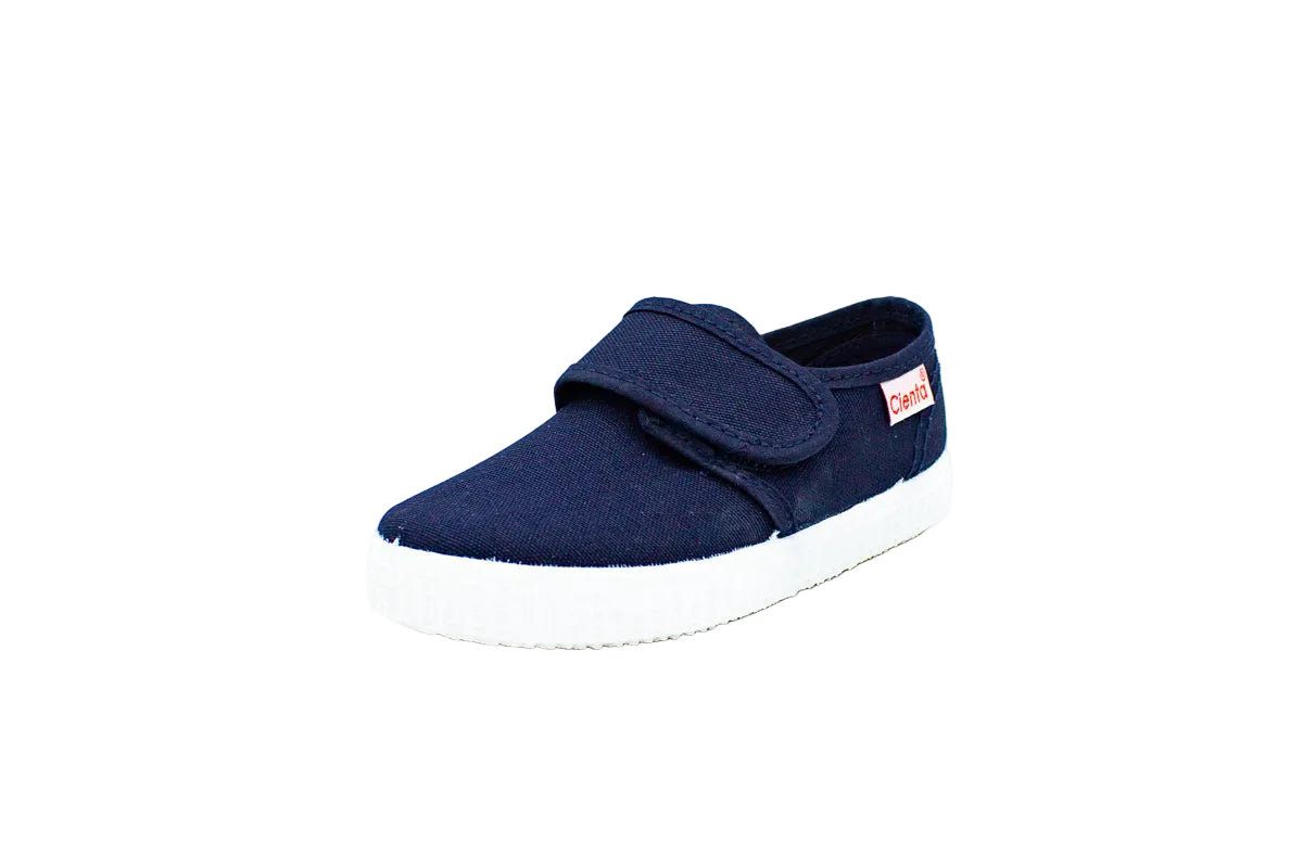 Scarpine asilo con velcro blu