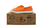 Sneakers slip-on in cotone da bambino mandarin