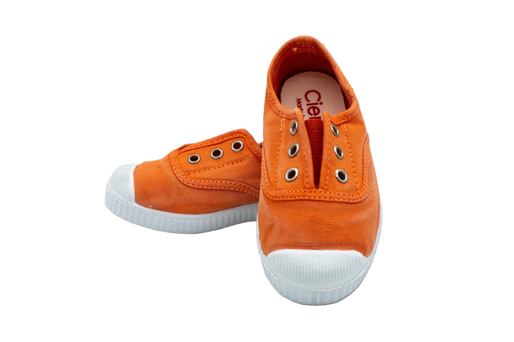 Sneakers slip-on in cotone da bambino mandarin