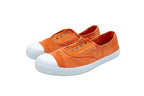 Sneakers slip-on in cotone mandarin