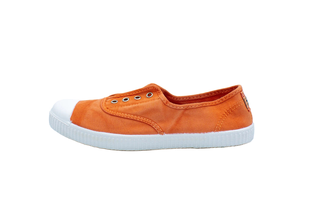 Sneakers slip-on in cotone mandarin